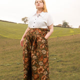 The Margo Trousers in Brocade