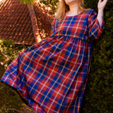 The Everything Dress in Terracotta Check