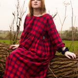 The Everything Dress in Red Check - House of Flint