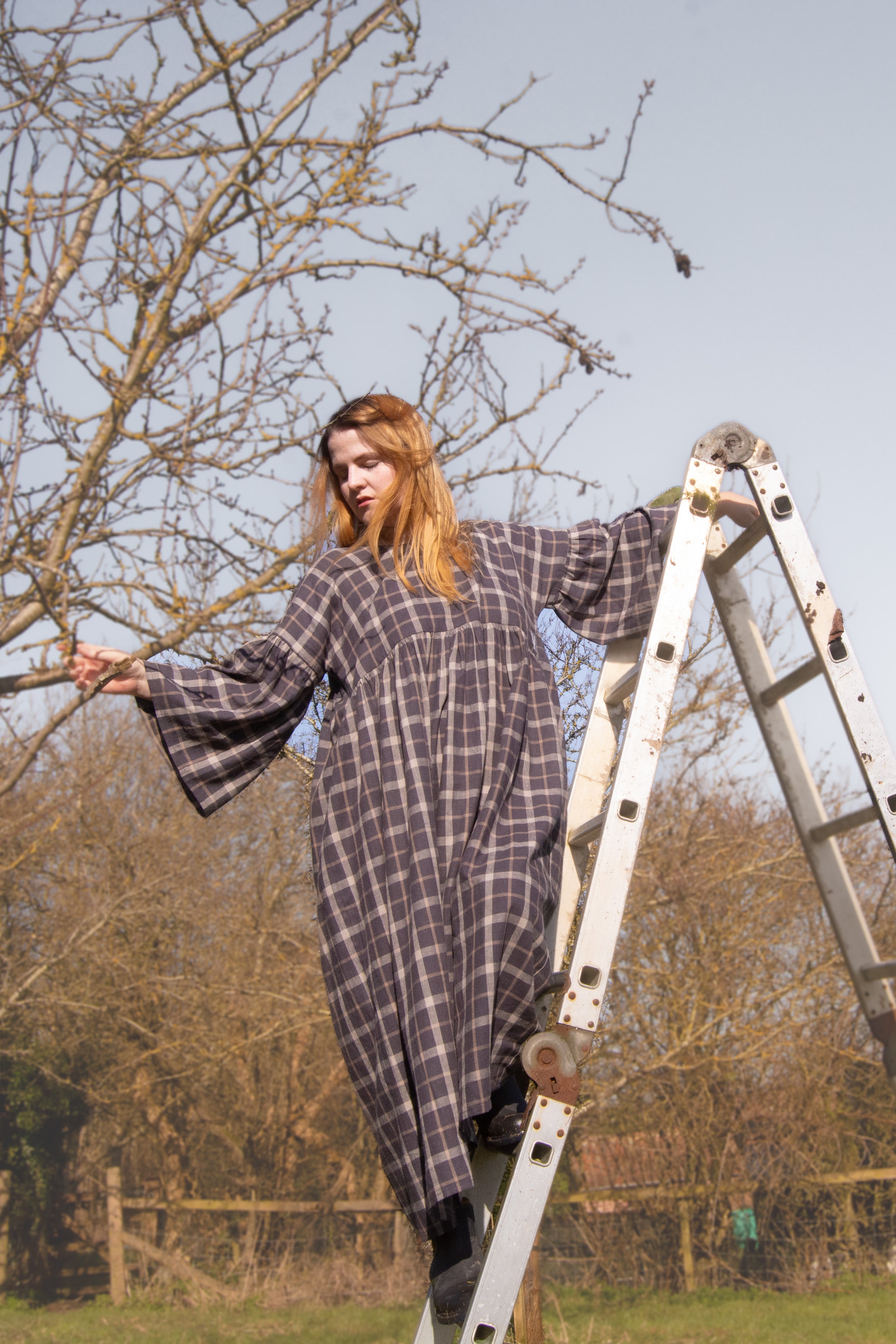 The Everything Dress in Brown Check - House of Flint