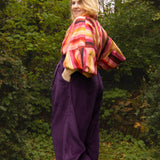 The Margo Trousers in Purple corduroy