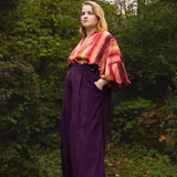 The Margo Trousers in Purple corduroy