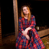 The Everything Dress in Terracotta Check