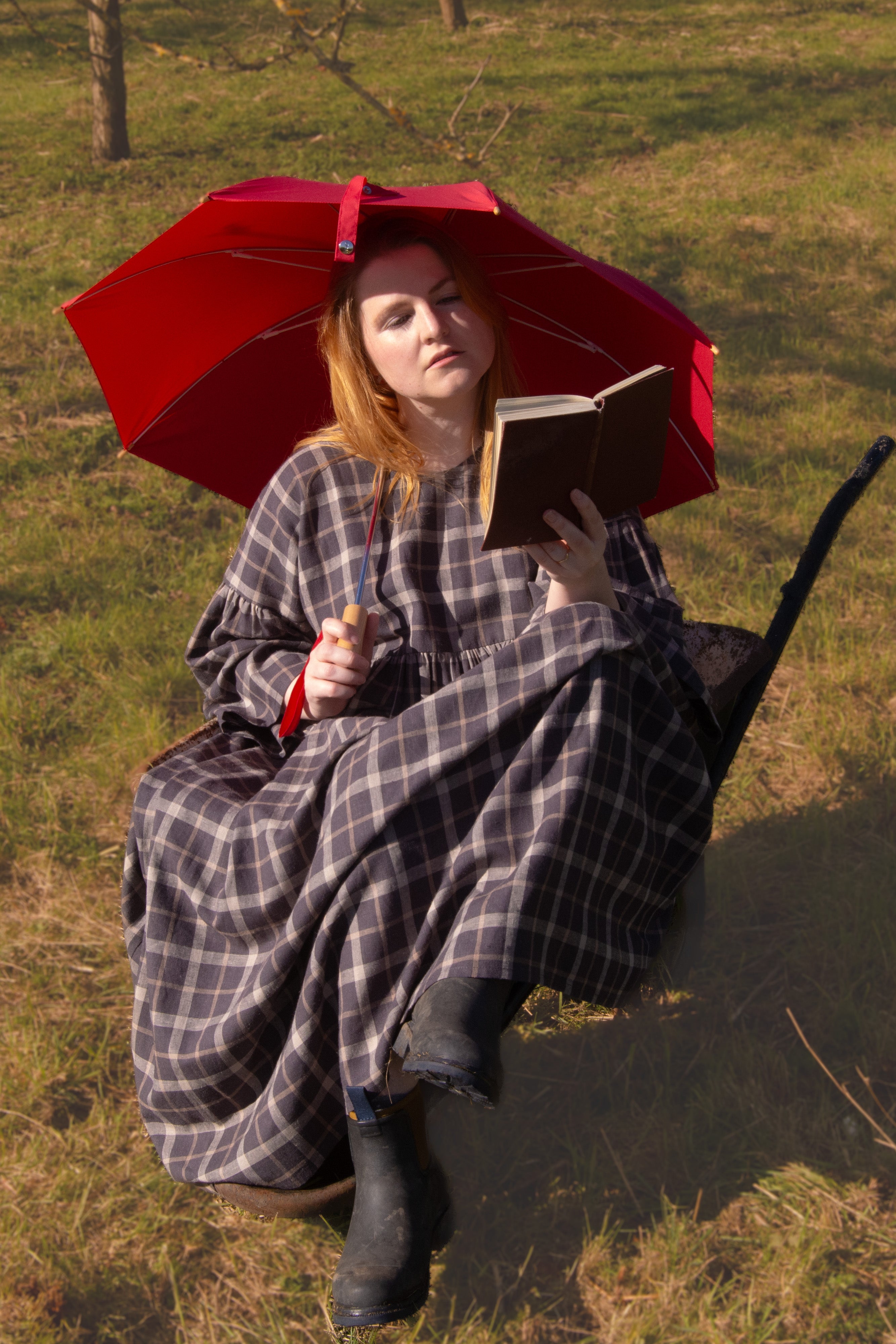 The Everything Dress in Brown Check - House of Flint