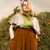Pre-order The Solstice Shirt in Gold and Sage