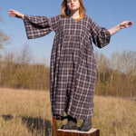 The Everything Dress in Brown Check - House of Flint