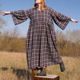 The Everything Dress in Brown Check - House of Flint