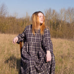 The Everything Dress in Brown Check - House of Flint