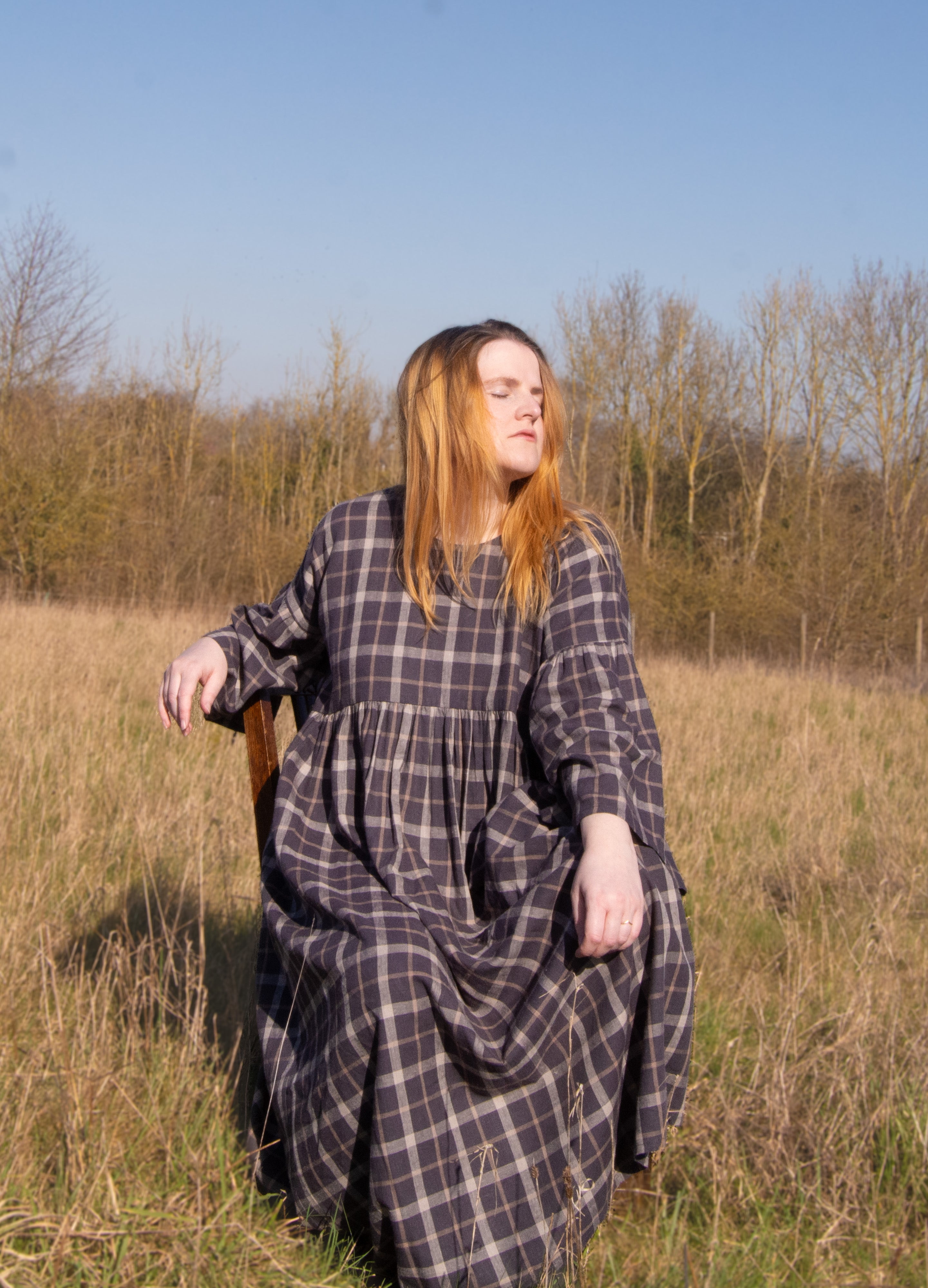 The Everything Dress in Brown Check - House of Flint