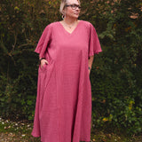 The Joan Dress in Red/Pink Gingham