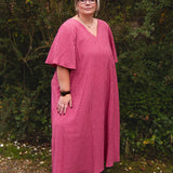 The Joan Dress in Red/Pink Gingham