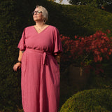 The Joan Dress in Red/Pink Gingham