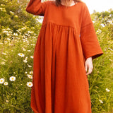 The Everything Dress in Burnt Orange